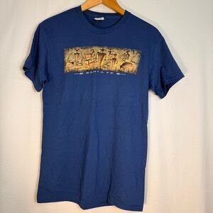 Vintage Santa Fe Blue Graphic Crewneck T-Shirt